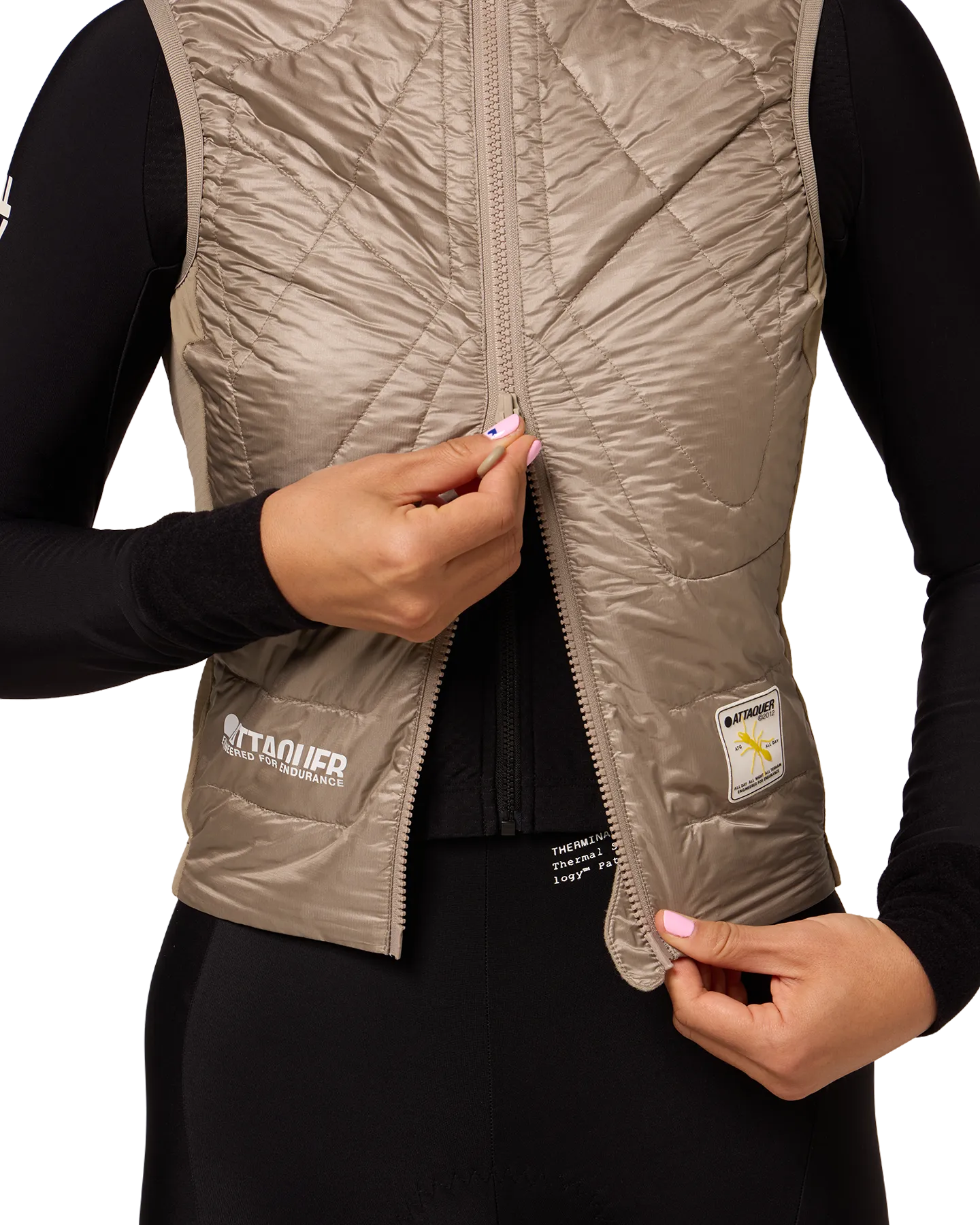 Womens All Day Insulated Gilet Clay - Image 6