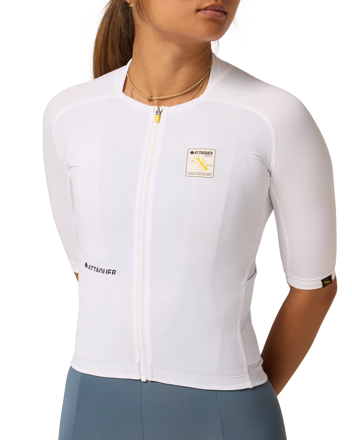 Womens All Day Jersey White - Image 6