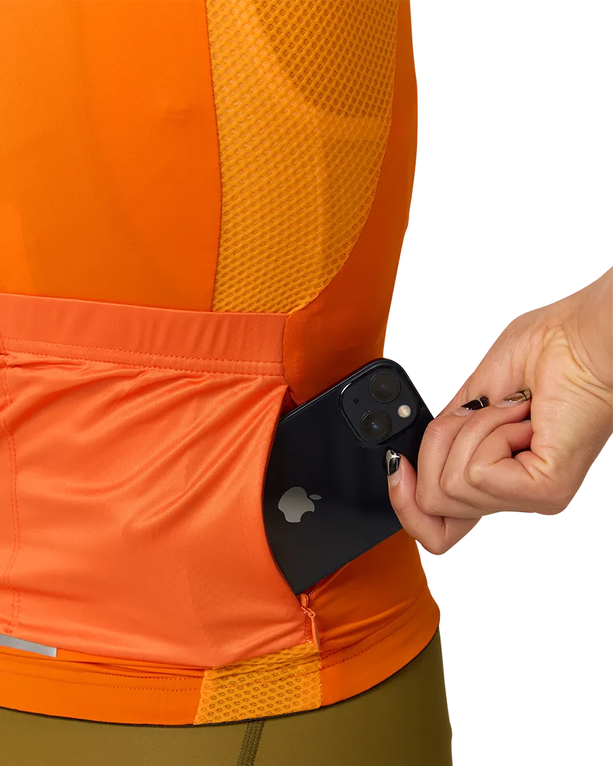 Womens All Day Jersey Orange - Image 4