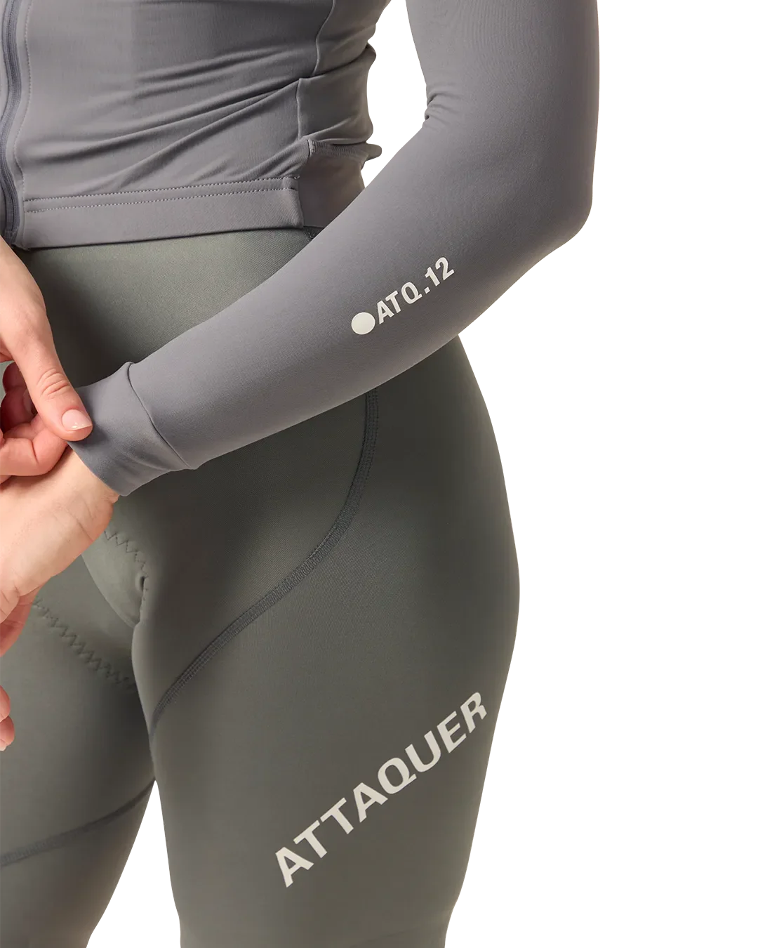 Womens Race Winter Long Sleeved Jersey Anthracite - Image 6