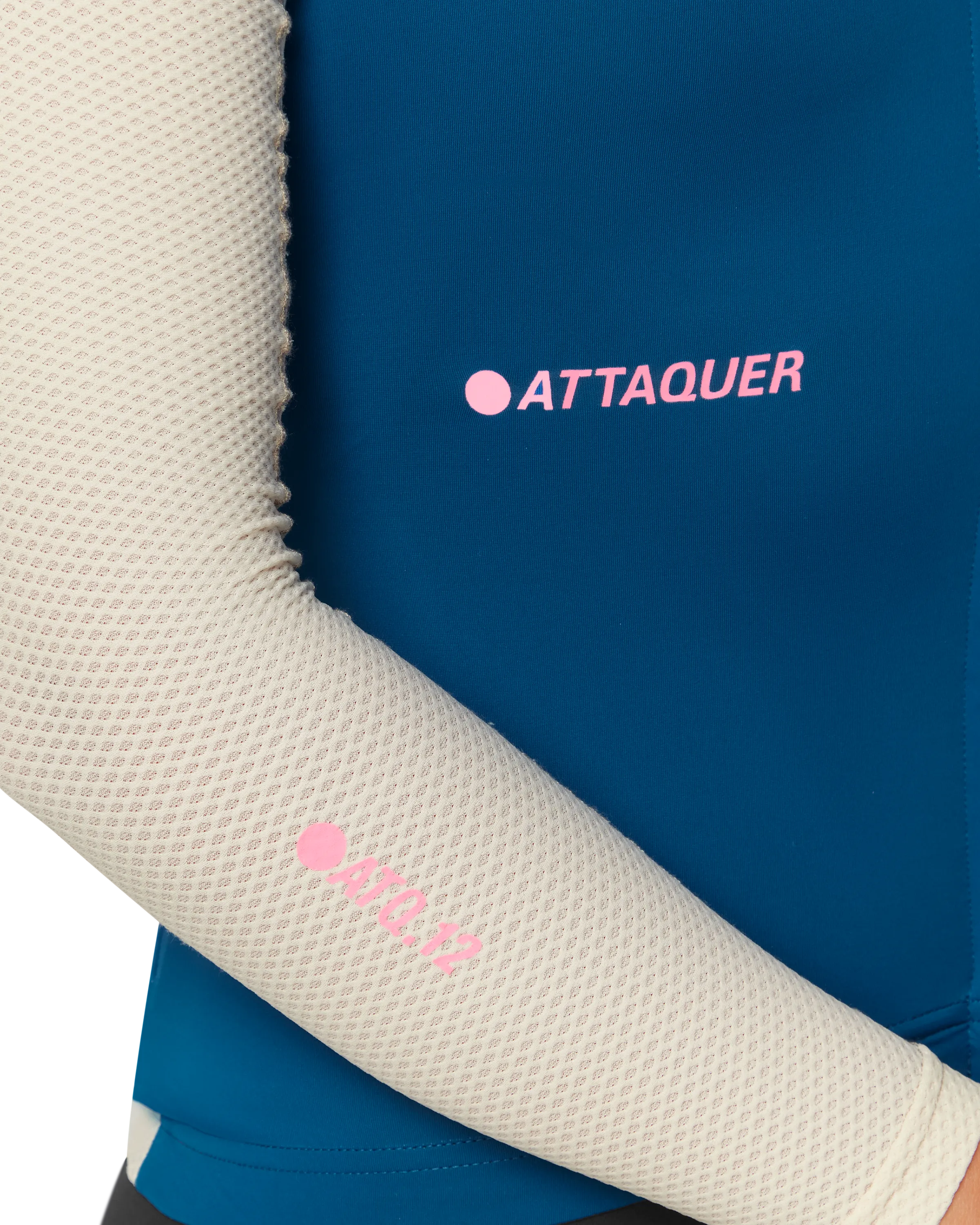 Womens All Day Summer Long Sleeve Jersey Blue/Eggshell - Image 5