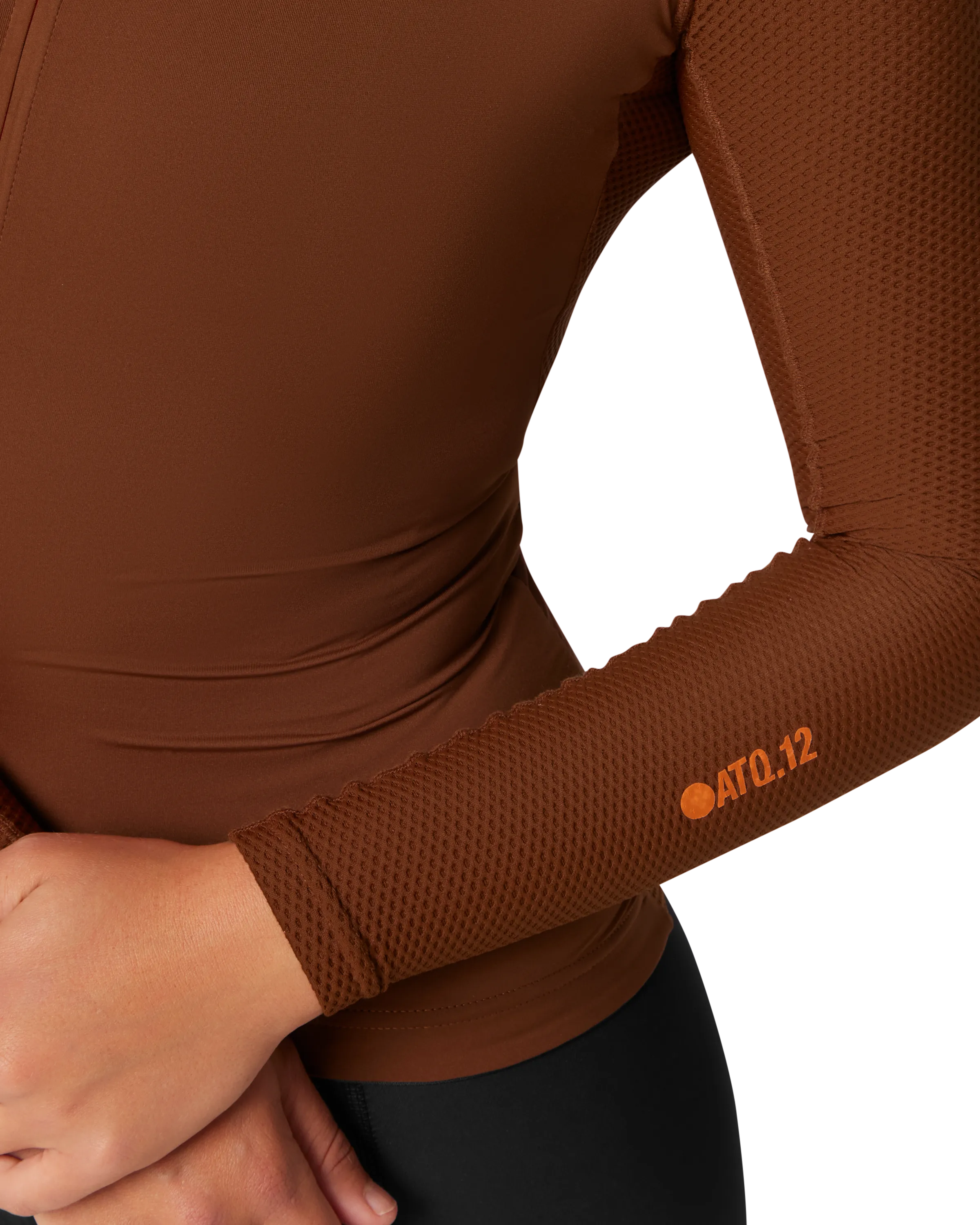 Womens All Day Summer Long Sleeve Jersey Burnt Orange - Image 5