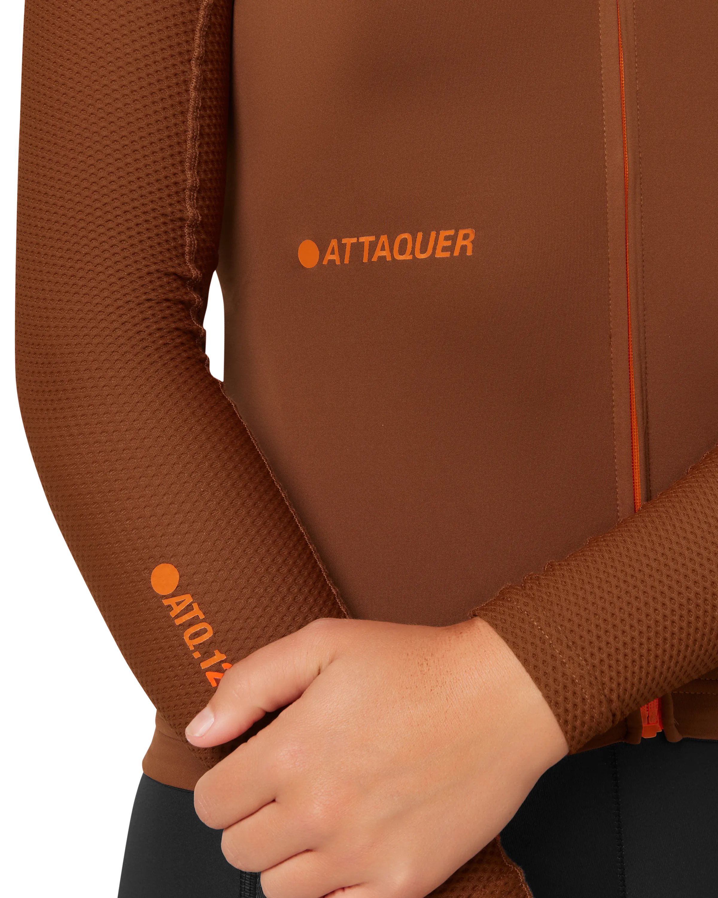 Womens All Day Summer Long Sleeve Jersey Burnt Orange - Image 6