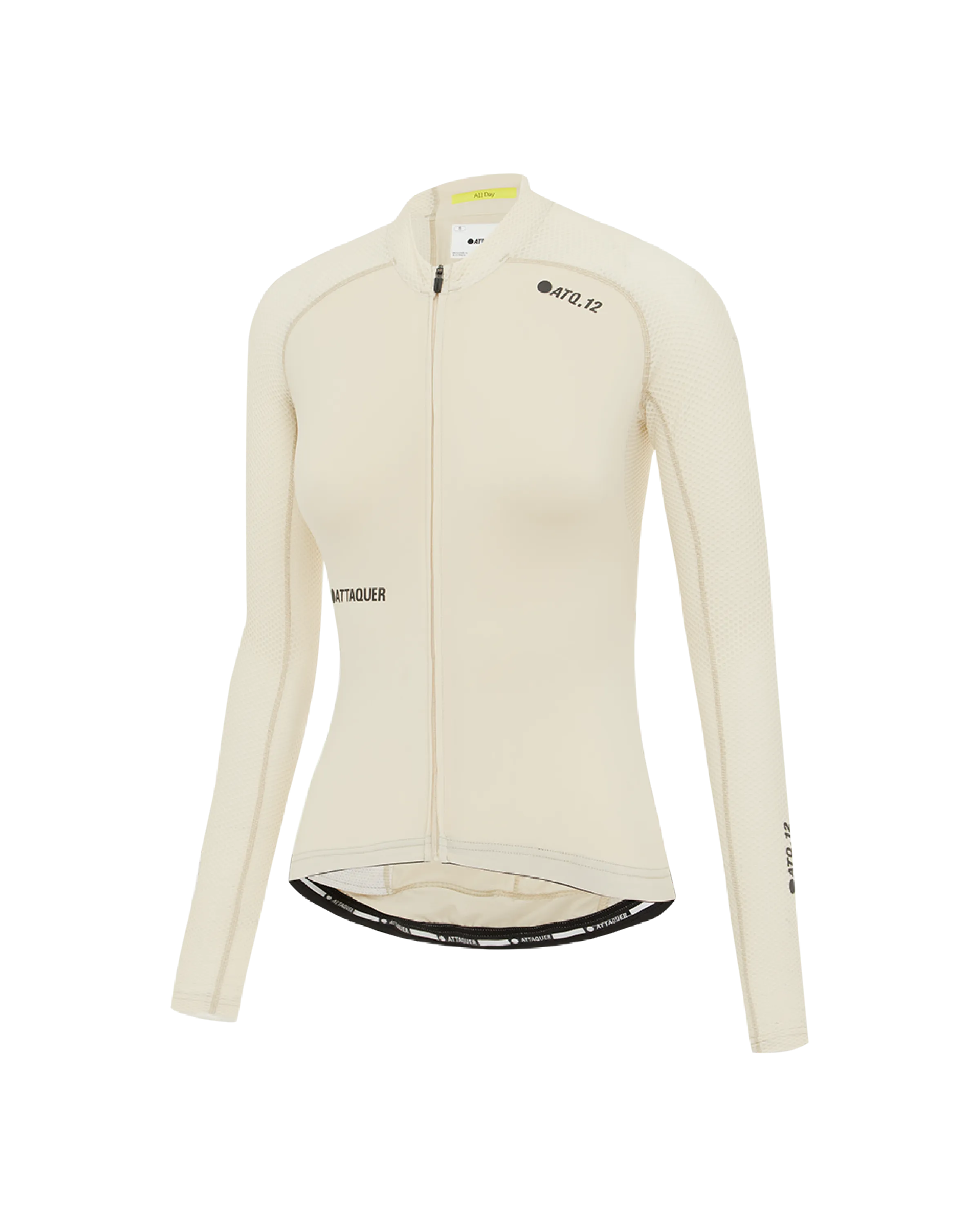 Womens All Day Summer Long Sleeve Jersey Eggshell