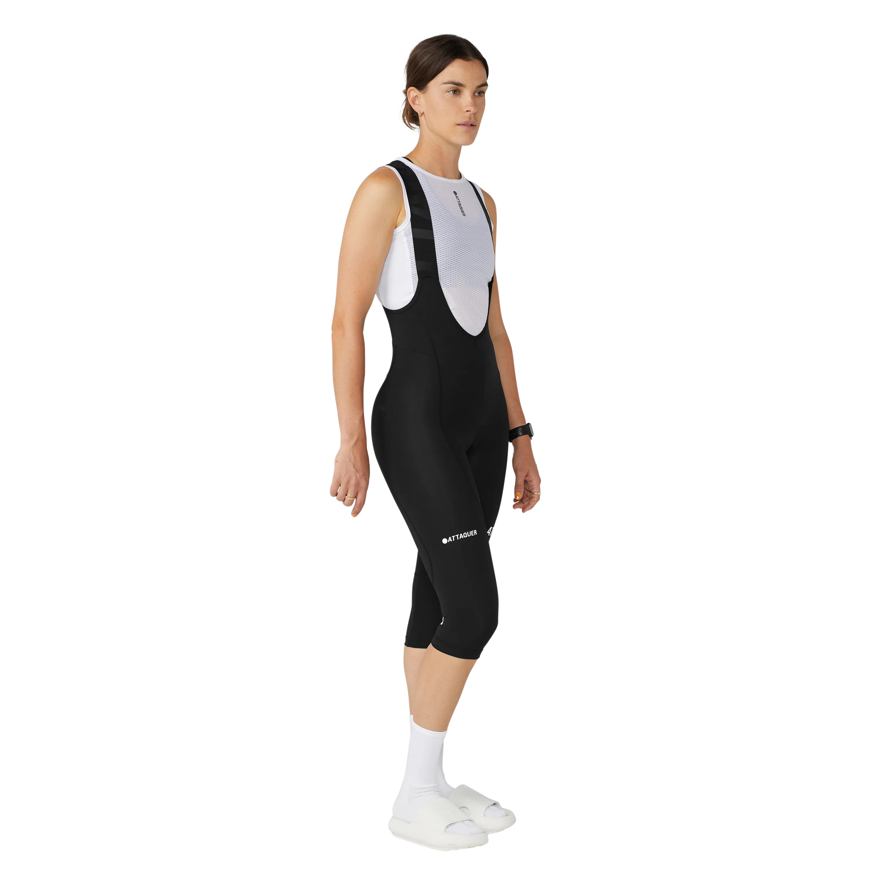 Womens All Day 3/4 Bib Black - Image 2