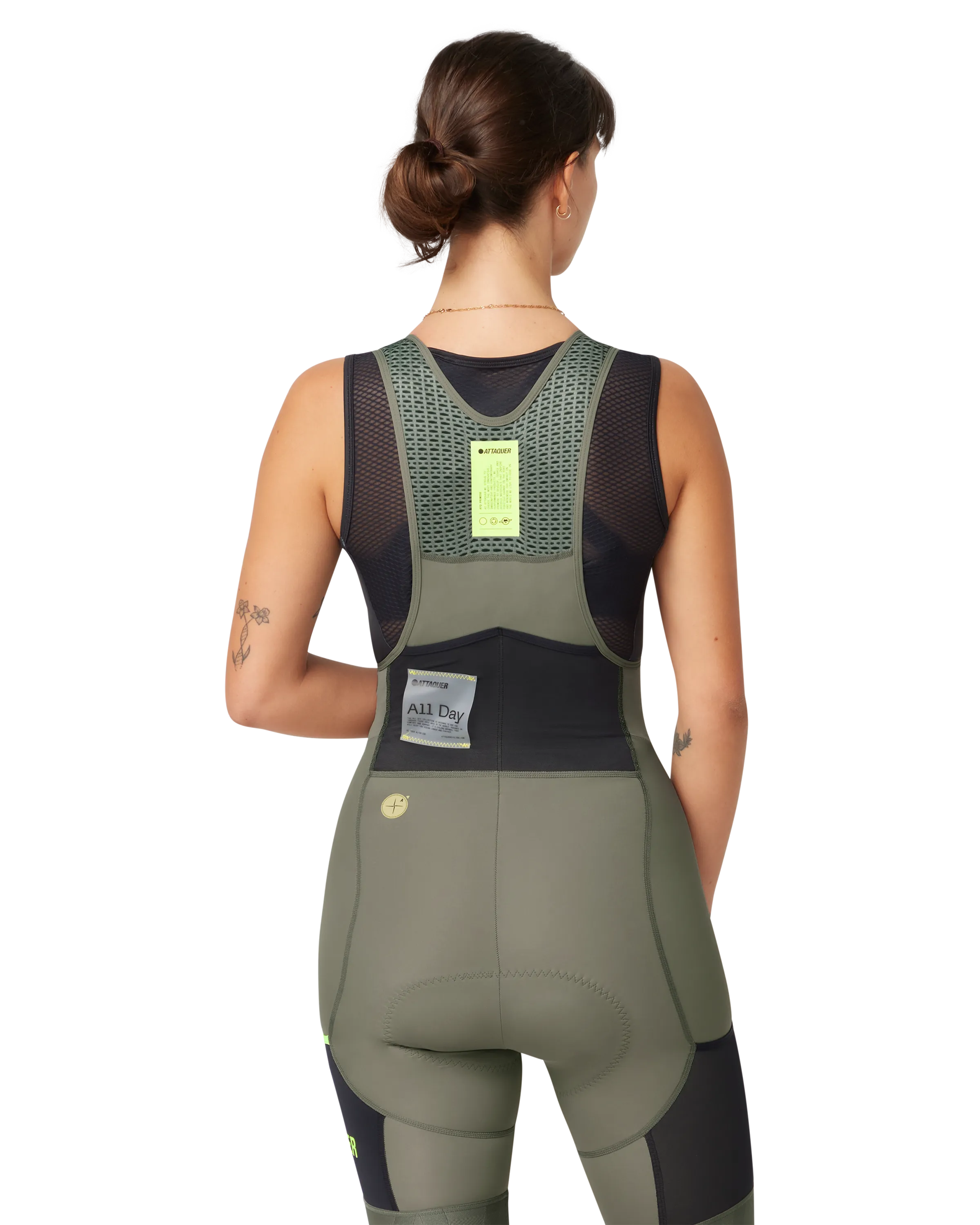 Womens Cargo Bib Grey Smoke - Image 3
