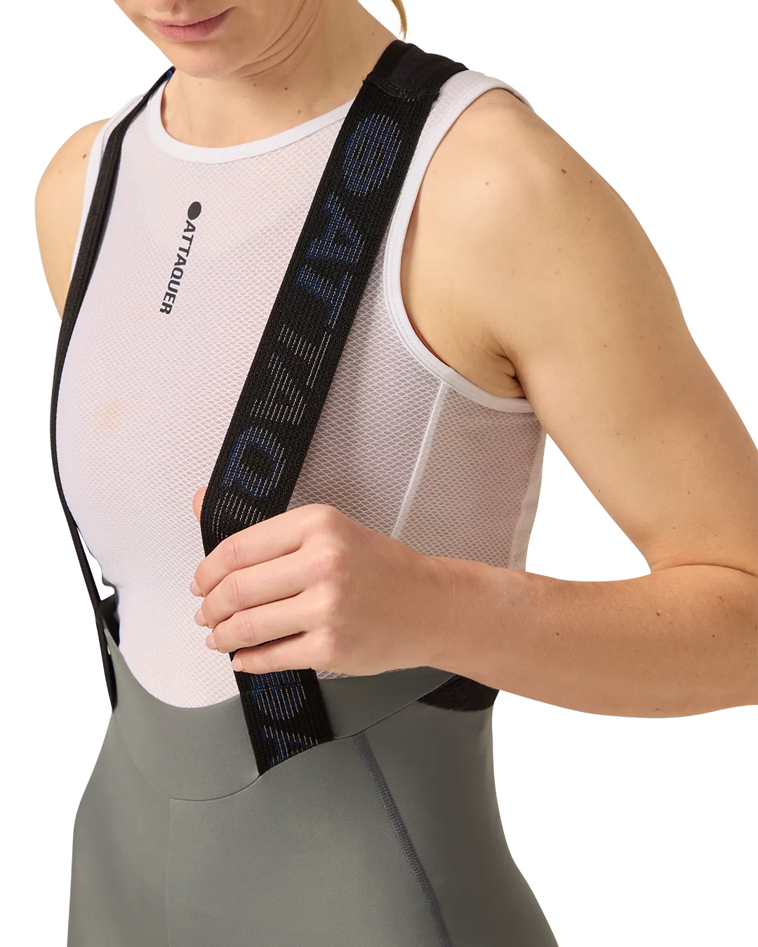 Womens Race Bib Short Anthracite - Image 6