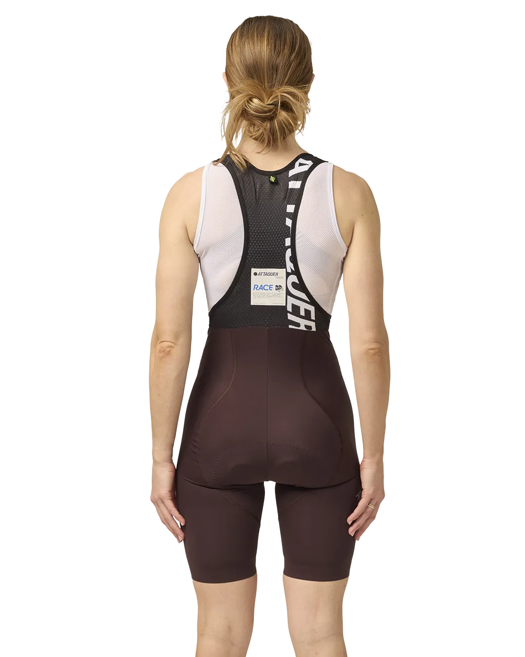 Womens Race Bib Short Brown - Image 3