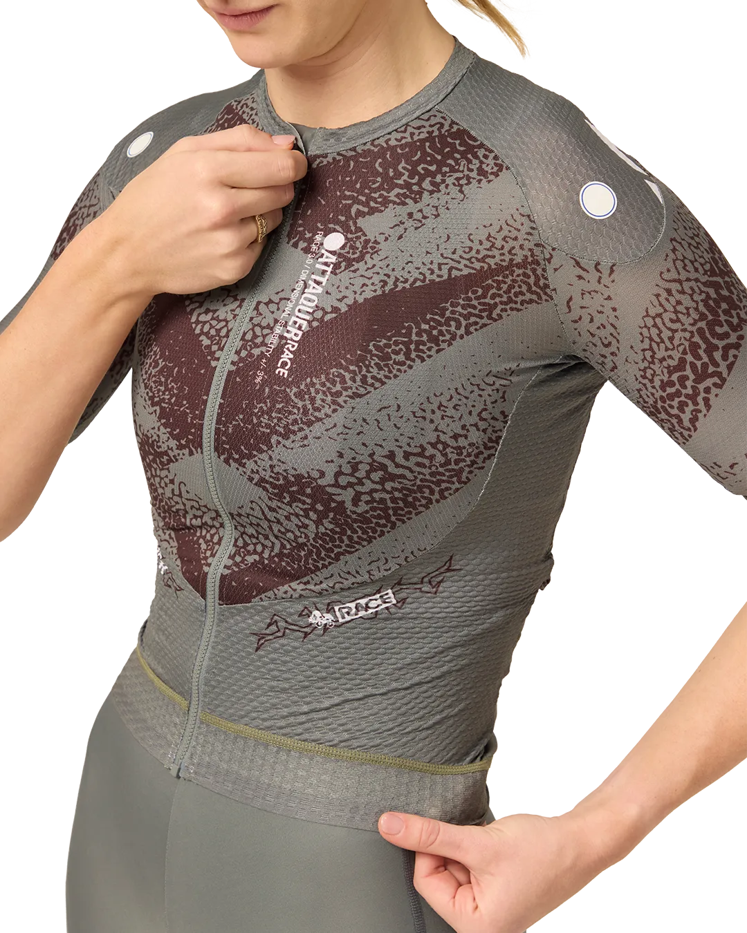 Womens Race Jersey Anthracite - Image 6