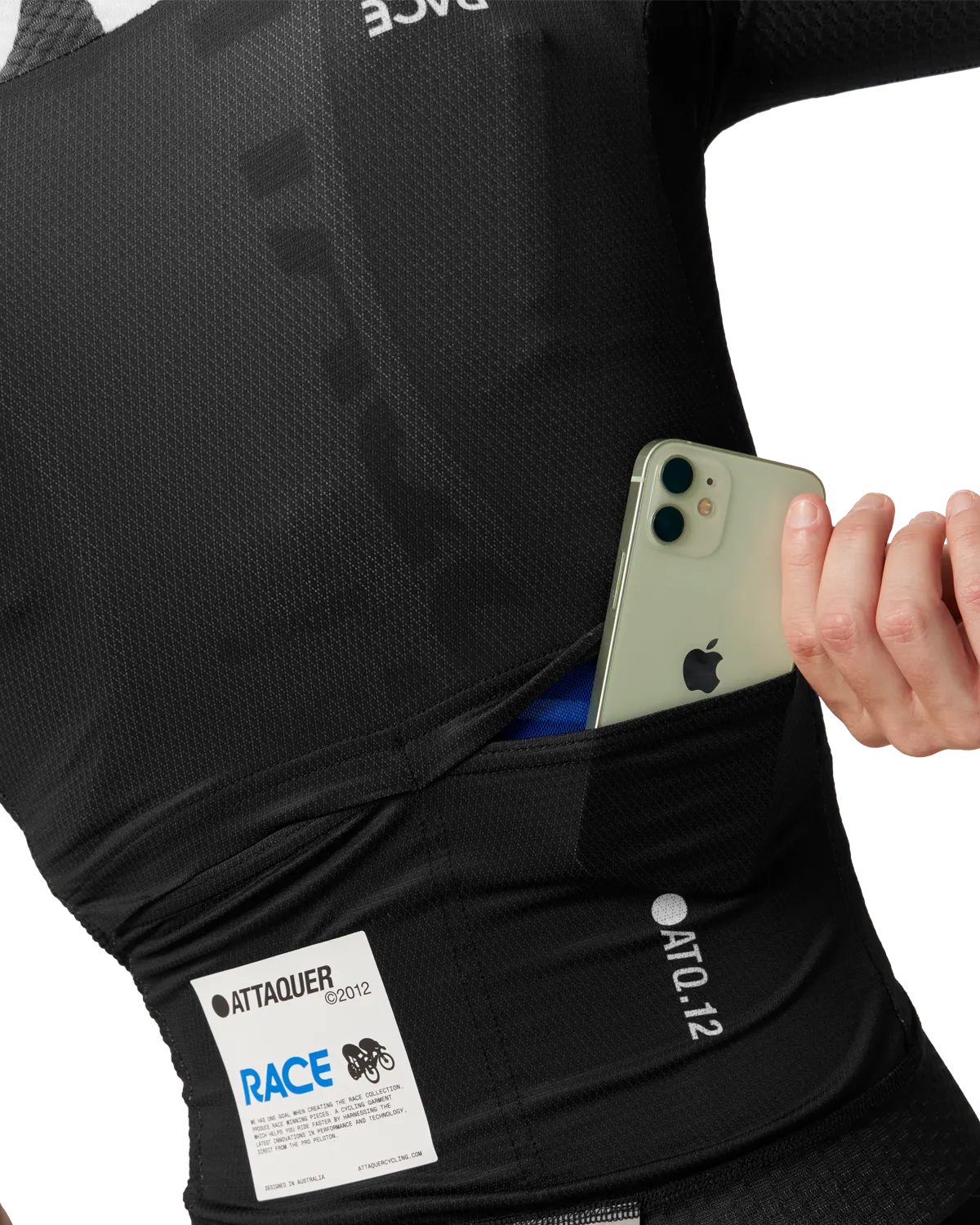 Womens Race Jersey Black - Image 4