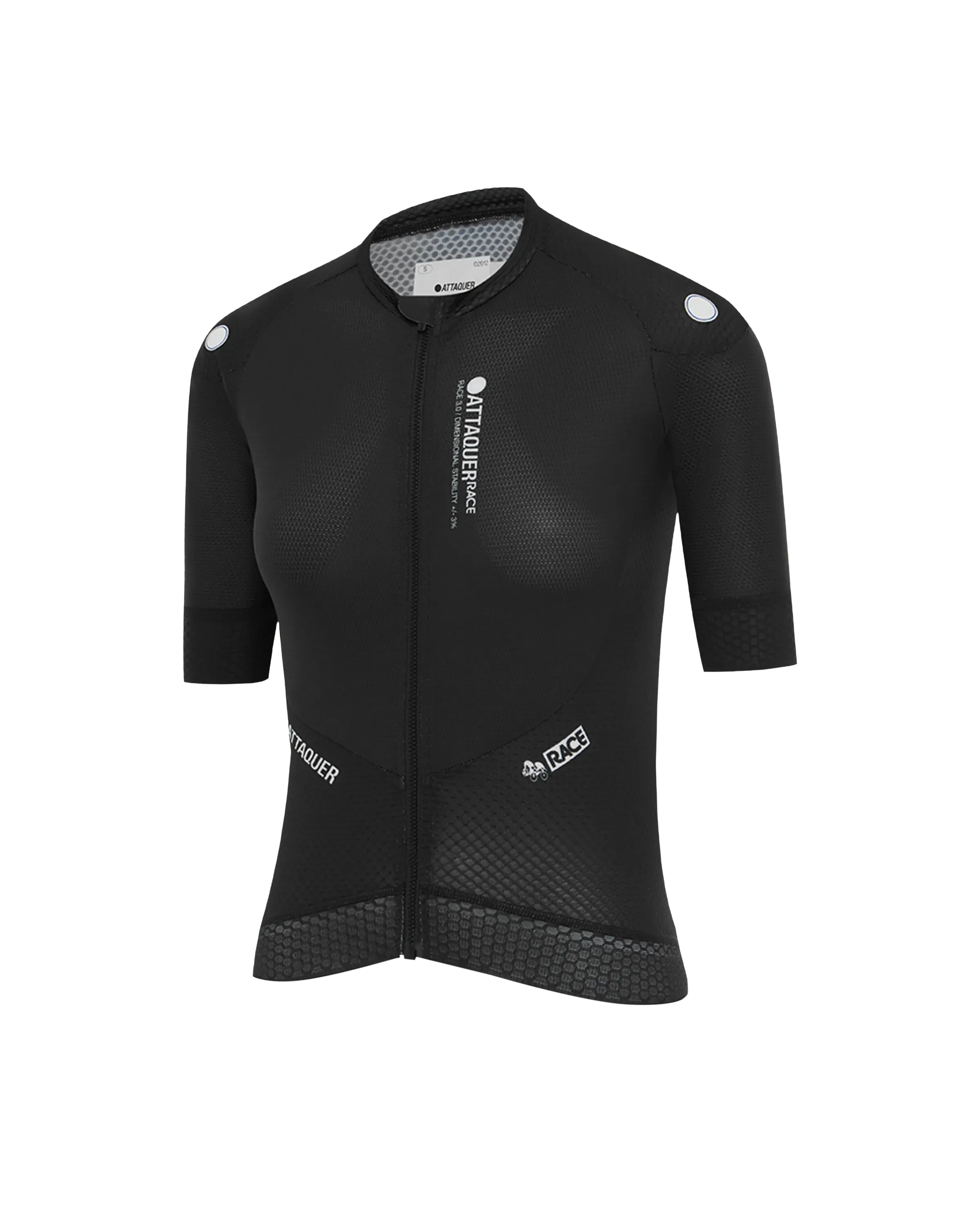 Womens Race Jersey Black - Image 6
