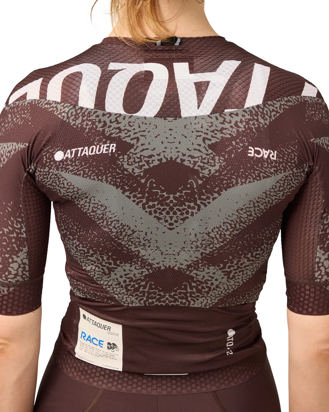Womens Race Jersey Brown - Image 4