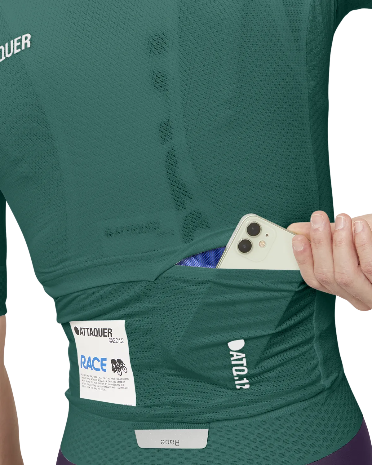 Womens Race Jersey Emerald - Image 5