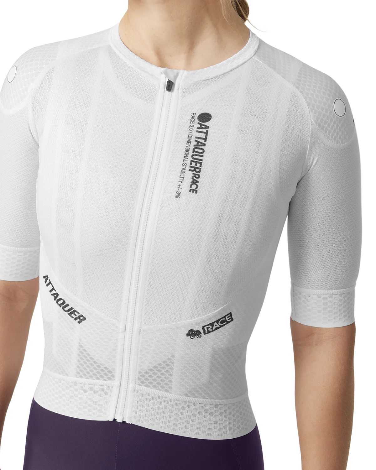 Womens Race Jersey White - Image 4