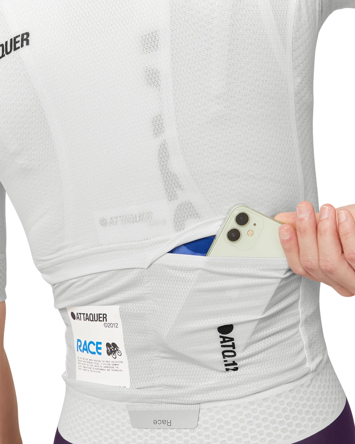 Womens Race Jersey White - Image 5