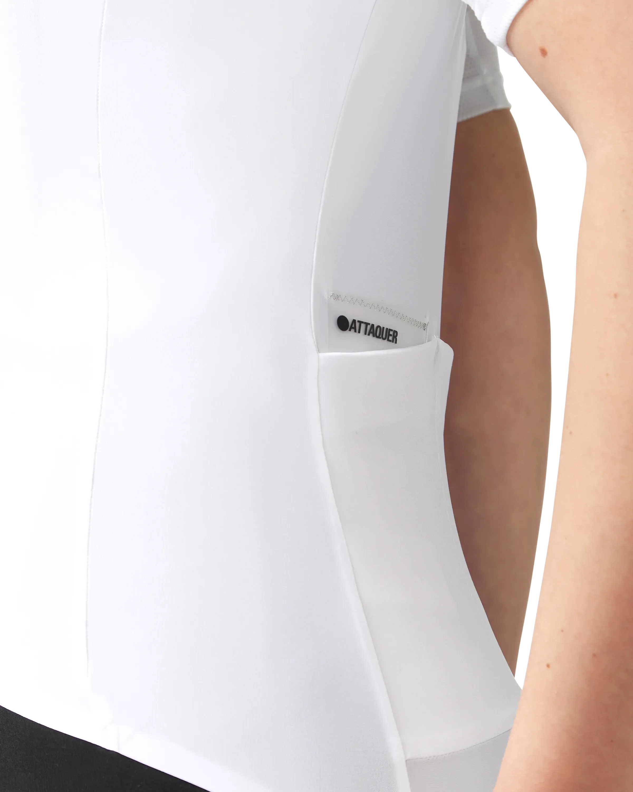 Womens Race Jersey White - Image 4